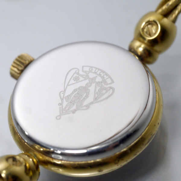 OLD Gucci　シェリーバングルウオッチ（ゴールド）