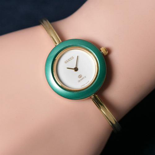 OLD Gucci　メタリックベゼルチェンジ交換ウオッチ
