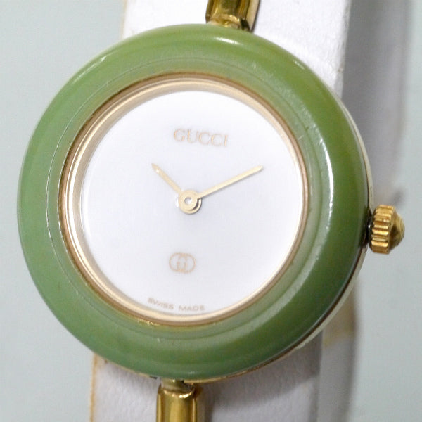 OLD Gucci　チェンジベゼル  ブレスウォッチ（単色）