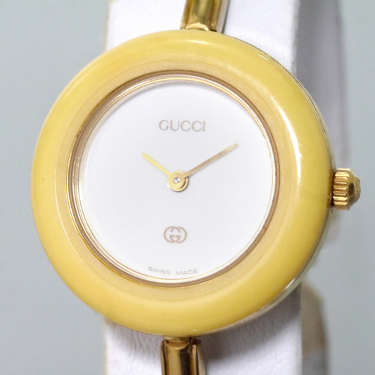 OLD Gucci　チェンジベゼル  ブレスウォッチ（単色）