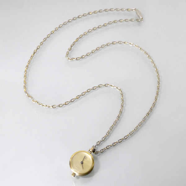 OLD Gucci 　サイドラインペンダントウォッチ（手巻き）