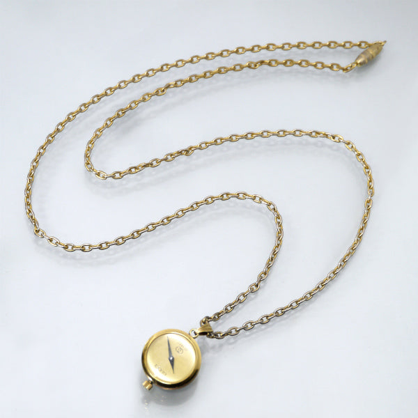 OLD Gucci<訳あり＞ペンダントウォッチ（クォーツ）