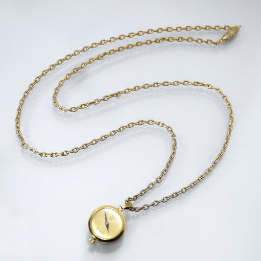 OLD Gucci<訳あり＞ペンダントウォッチ（クォーツ）