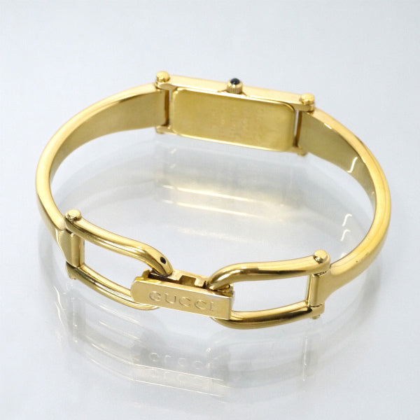 OLD Gucci　シェル バングルウオッチ（ゴールド）