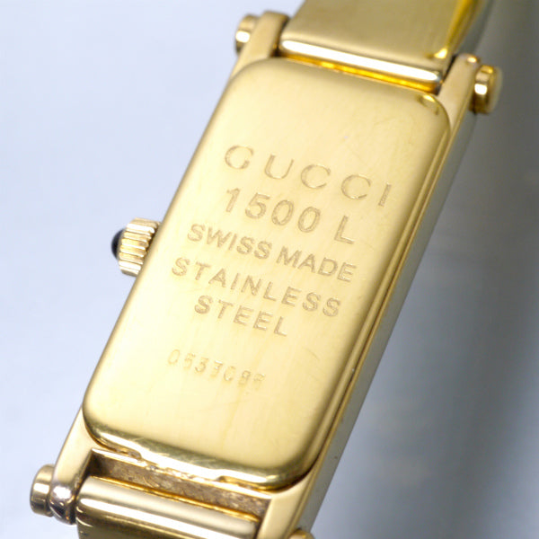 OLD Gucci　シェル バングルウオッチ（ゴールド）