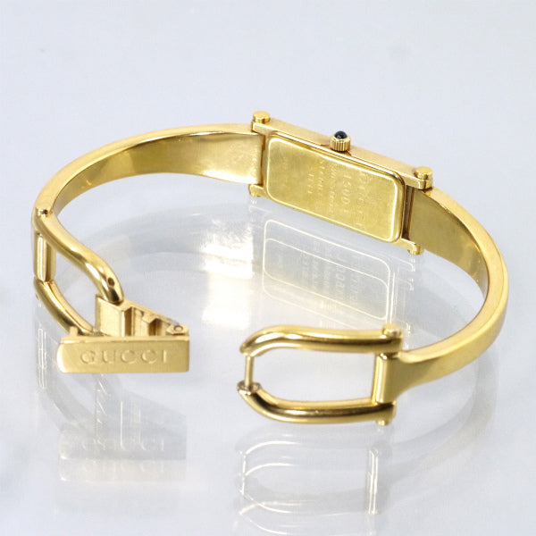 OLD Gucci　ブラックフェイス バングルウオッチ