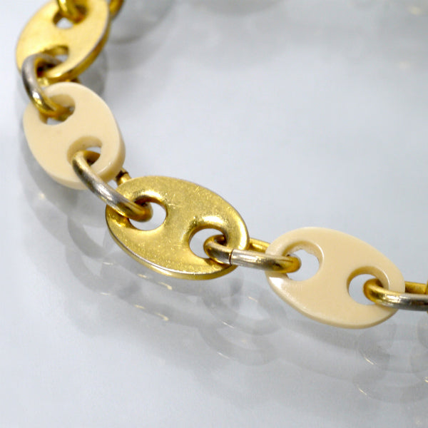 OLD Gucci　リンクチェーンブレスレット（ゴールド）