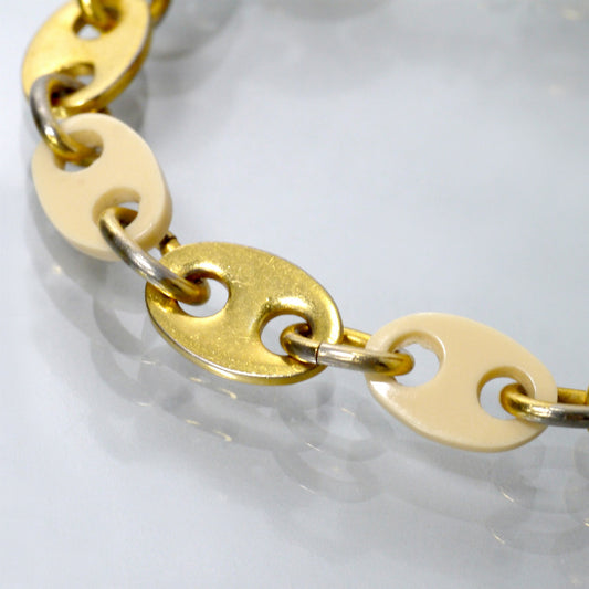 OLD Gucci　リンクチェーンブレスレット（ゴールド）