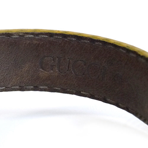 OLD Gucci 回転ブレス時計　蛇（黄）
