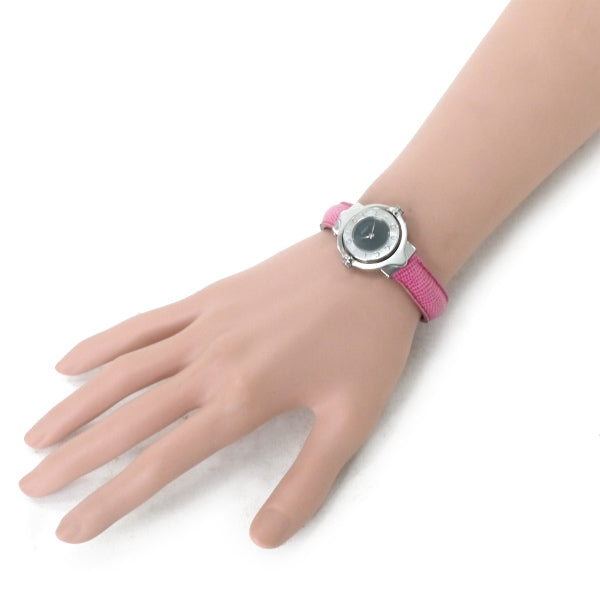 OLD Gucci　回転式Gバングルウォッチ（シルバー・ピンク）