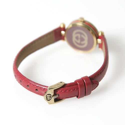 OLD Gucci シンプル腕時計（赤）