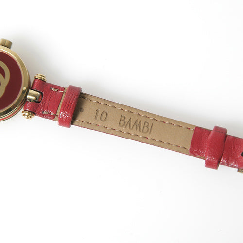 OLD Gucci シンプル腕時計（赤）