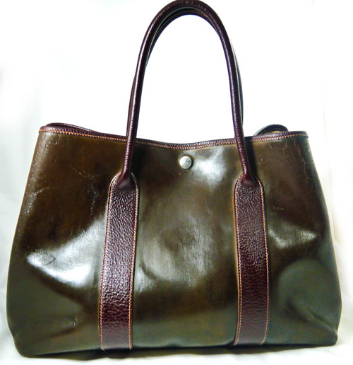 HERMESガーデンパーティPM アマゾニア トートバッグ