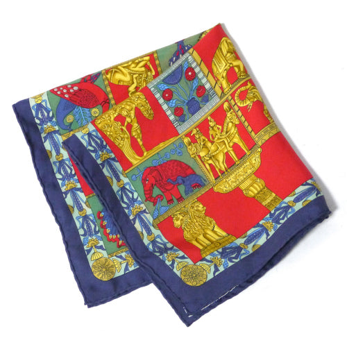 HERMES　スカーフ（TORANA　赤系）