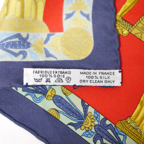 HERMES　スカーフ（TORANA　赤系）