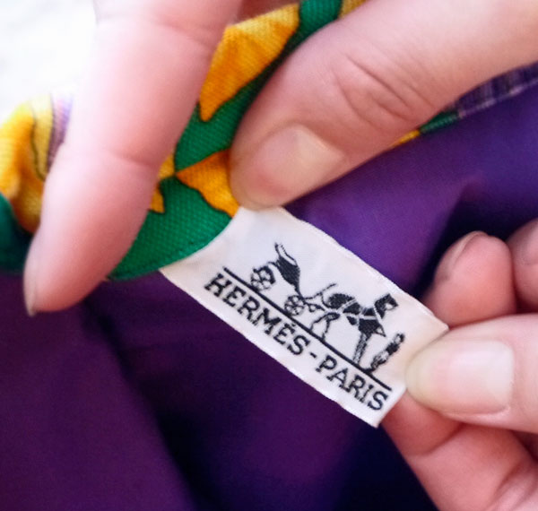 HERMES　オウム柄トート