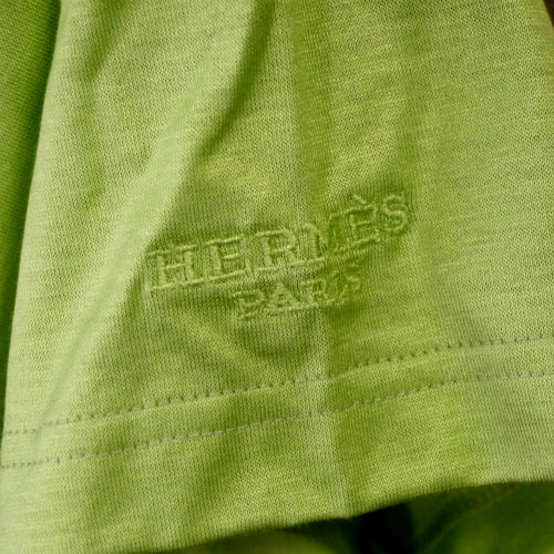 HERMES 半袖 カットソー（黄緑色）