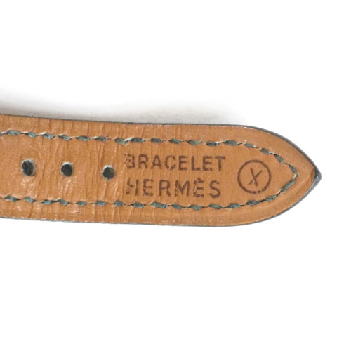 HERMES　ケリーウオッチ（クロコ　緑）