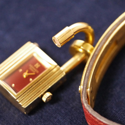 HERMES　ケリーウオッチ（赤）