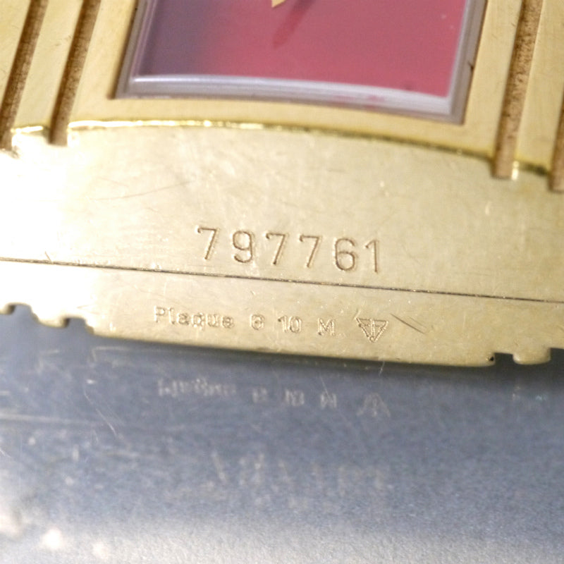 HERMES　1996年製ケリーウォッチ（赤・リザード）