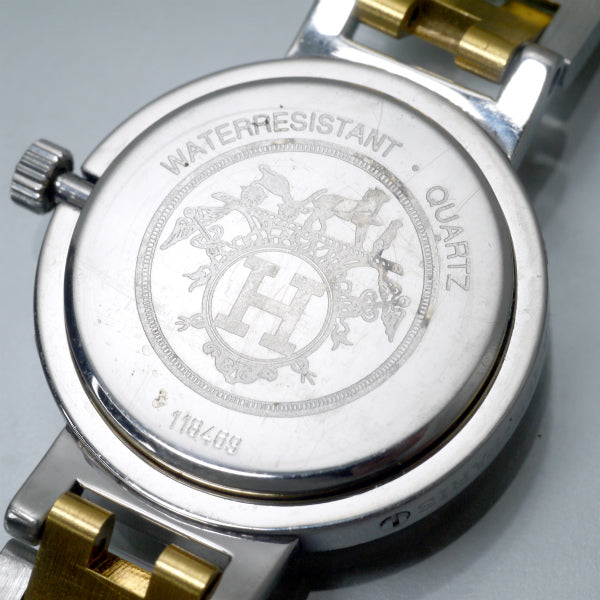 HERMES　クリッパー腕時計 クオーツ（ゴールド/シルバー）