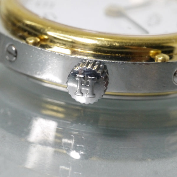 HERMES　クリッパー腕時計 クオーツ（ゴールド/シルバー）