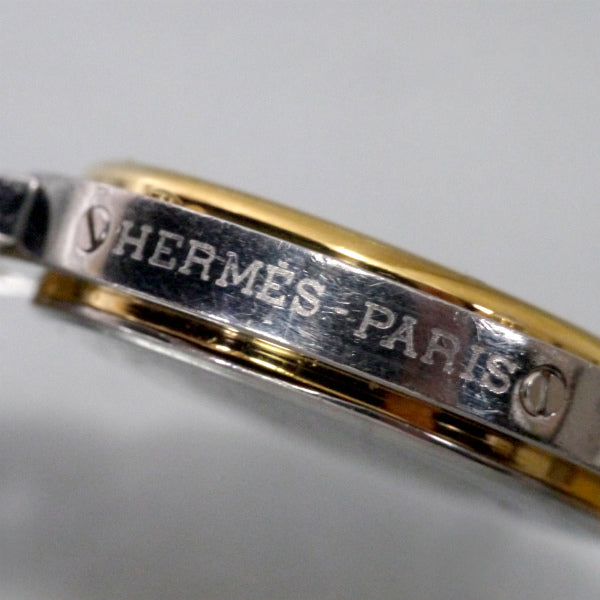 HERMES　クリッパー腕時計 クオーツ（ゴールド/シルバー）