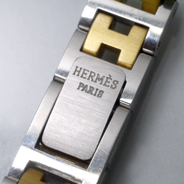HERMES　クリッパー腕時計 クオーツ（ゴールド/シルバー）