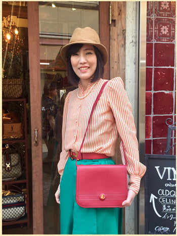 HERMES　アルデンヌ　ショルダー（赤）