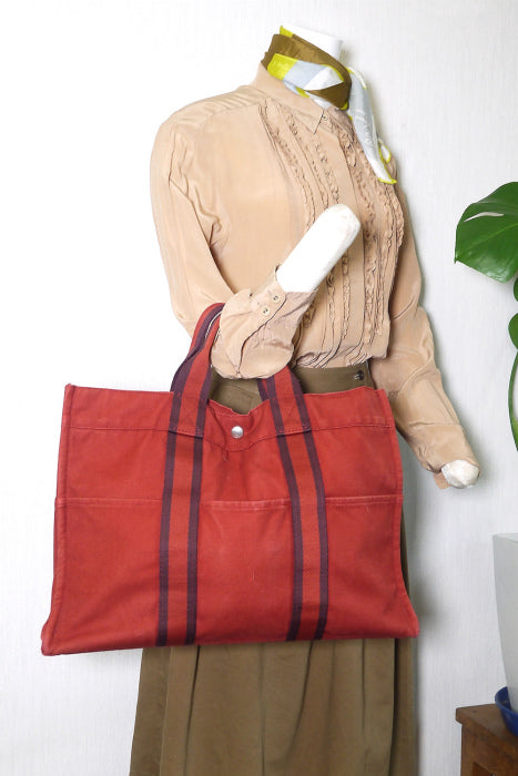 HERMES　フールトゥトートMM（赤）