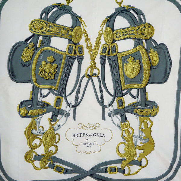 HERMES　大判カレ　スカーフBRIDESdeGALA （ピンク）