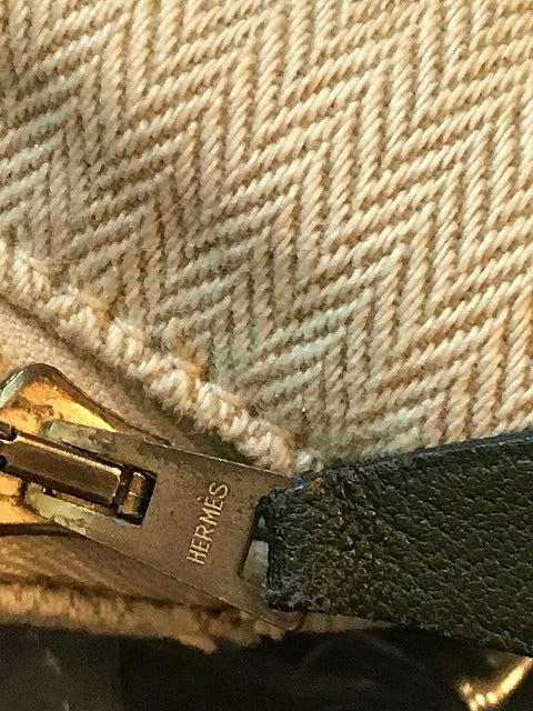 HERMES　ガオ ワンショルダー（オリーブグリーン）