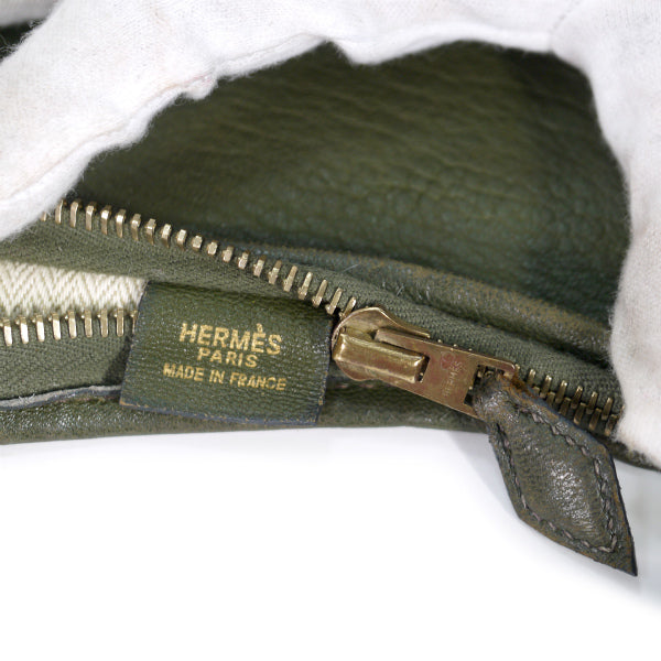 HERMES　ガオ ワンショルダー（オリーブグリーン）