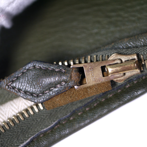 HERMES　ガオ ワンショルダー（オリーブグリーン）