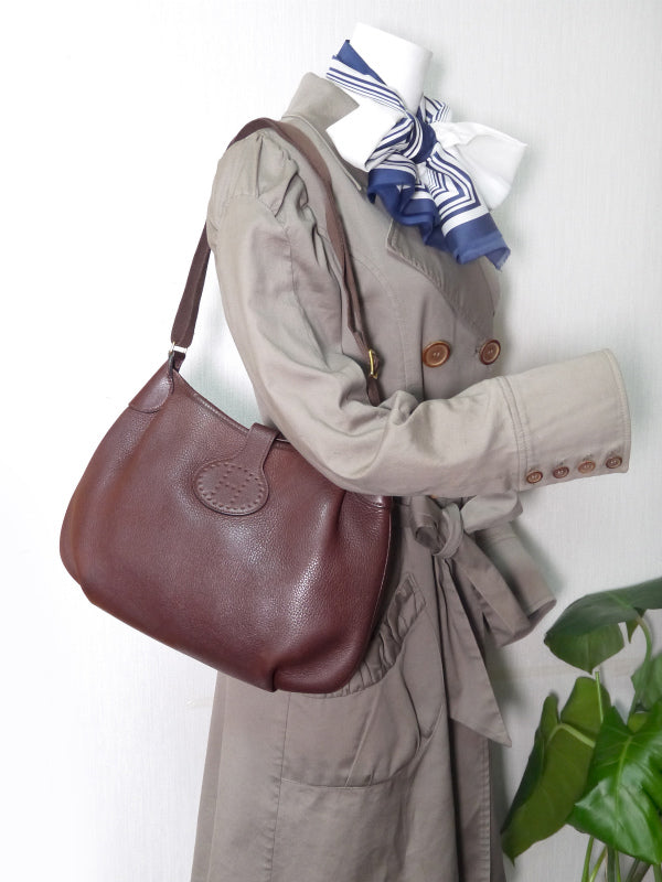 HERMES　ロデオ ドゥ 斜めがけショルダー（ボルドー）