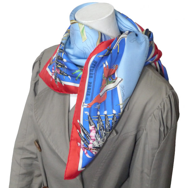 HERMES　大判カレ　スカーフ　インディアン