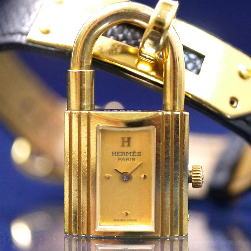 HERMES　ケリーウオッチ（黒）