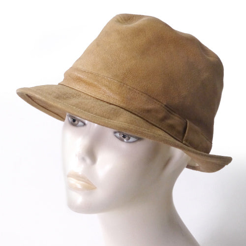 HERMES　ハット58 ゴートスキン（ゴールド）