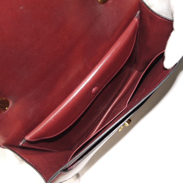 HERMES　78年製リングドゥ ショルダーバッグ（ボルドー）