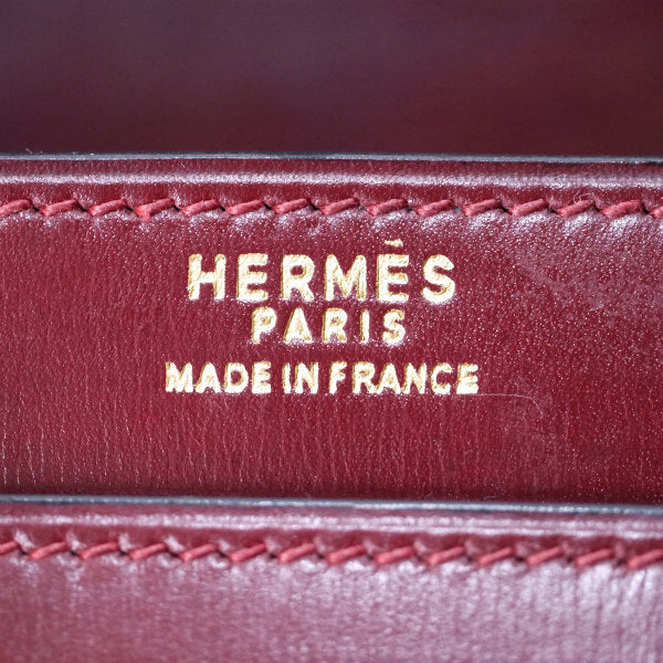 HERMES　78年製リングドゥ ショルダーバッグ（ボルドー）