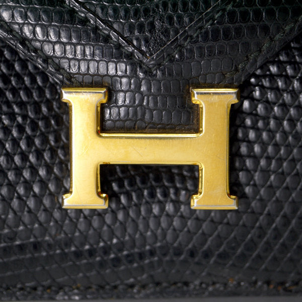 HERMESリディ70sリザードショルダーバッグ（黒） – Vintage Shop Rococo