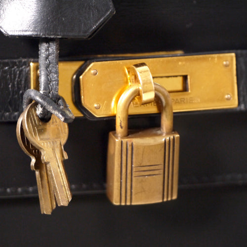 HERMES　ケリー32 （ブラック・外縫い）