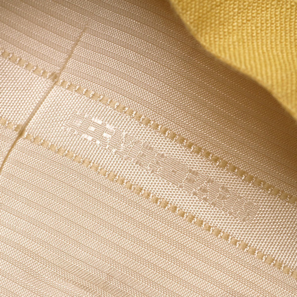 HERMES ショート丈リネンジャケット(黄)