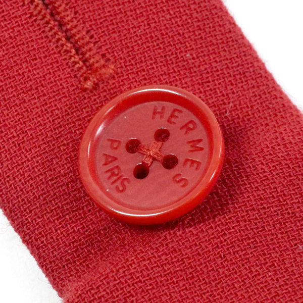 HERMES ロングタイトスカート（赤）