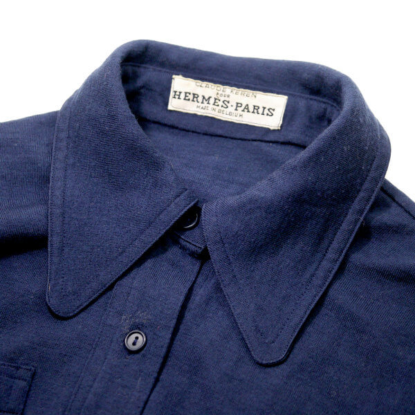 HERMES ベルギー製vintage長袖シャツ（紺） – Vintage Shop Rococo