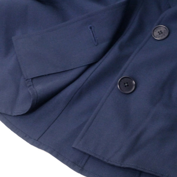 HERMES バックダーツvintage長袖シャツ（紺）