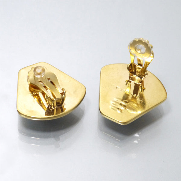 HERMES　エマイユイヤリング "騎士"（ゴールド）