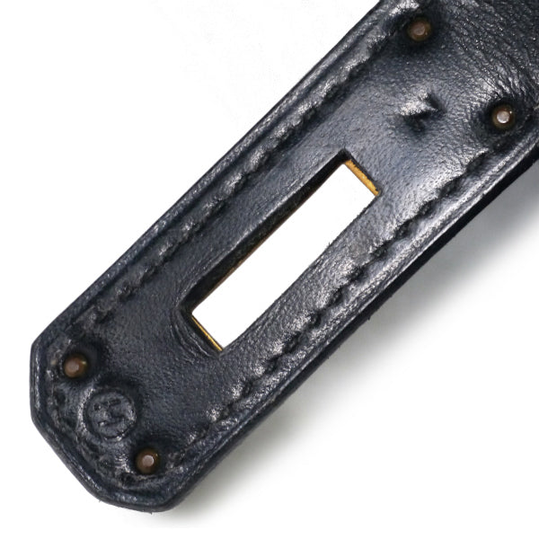 HERMES ヴィンテージケリー28 内縫い ボックスカーフ（黒） – Vintage
