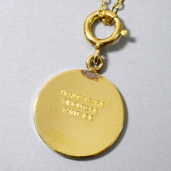 HERMES　セリエ　コインネックレス（ゴールド）