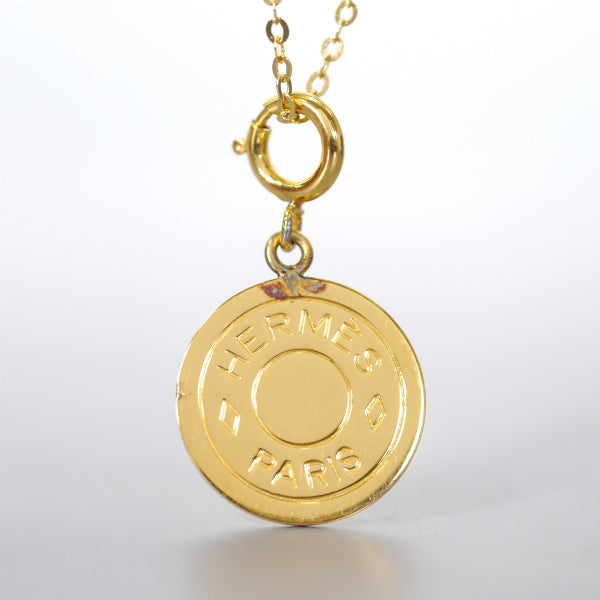 HERMES　セリエ　コインネックレス（ゴールド）